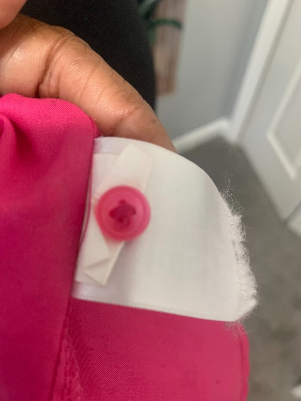 Pink Short Sleeve Collar Shirt - Picture 7 of 8